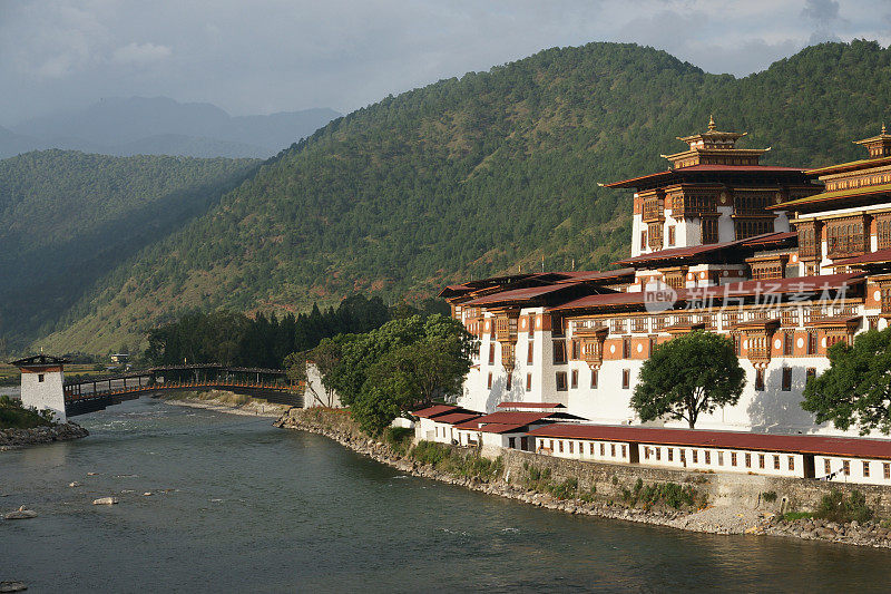 Punakha Dzong城堡，不丹